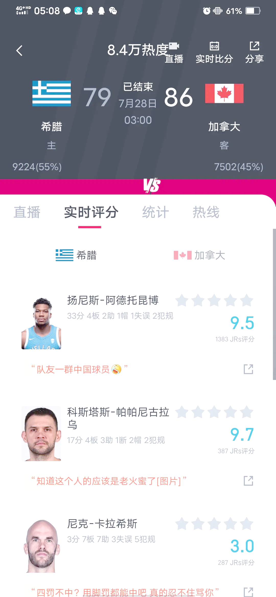 字母哥重返赛场，比赛规则变更首场状态出色，美国队观众沸腾！的简单介绍